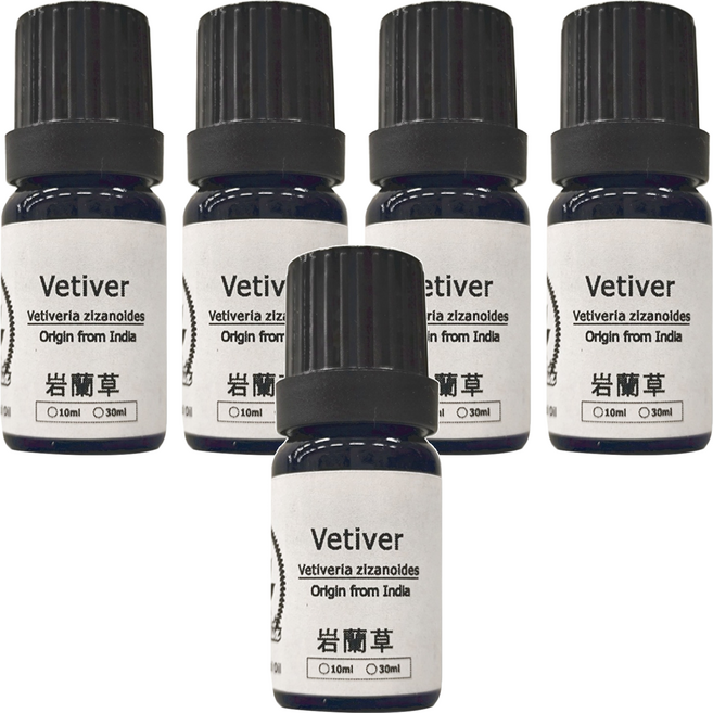 Bio-matrix 百翠氏 岩蘭草純精油, 15g, 10ml, 5個