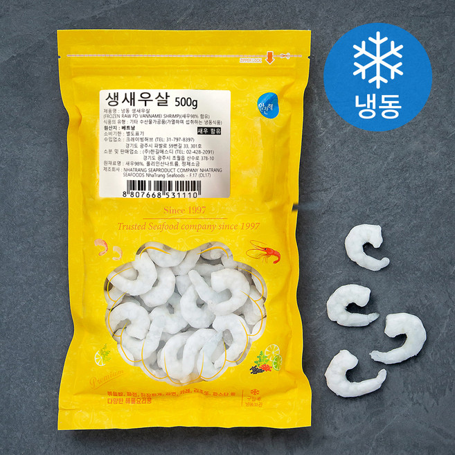 알찬해 생새우살 (냉동), 500g, 1개