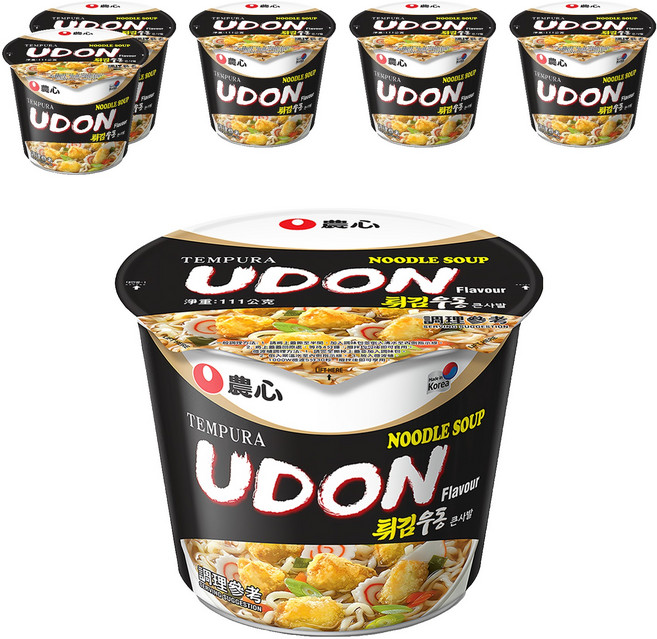 NONGSHIM 農心 天婦羅海鮮味烏龍麵, 111g, 6入