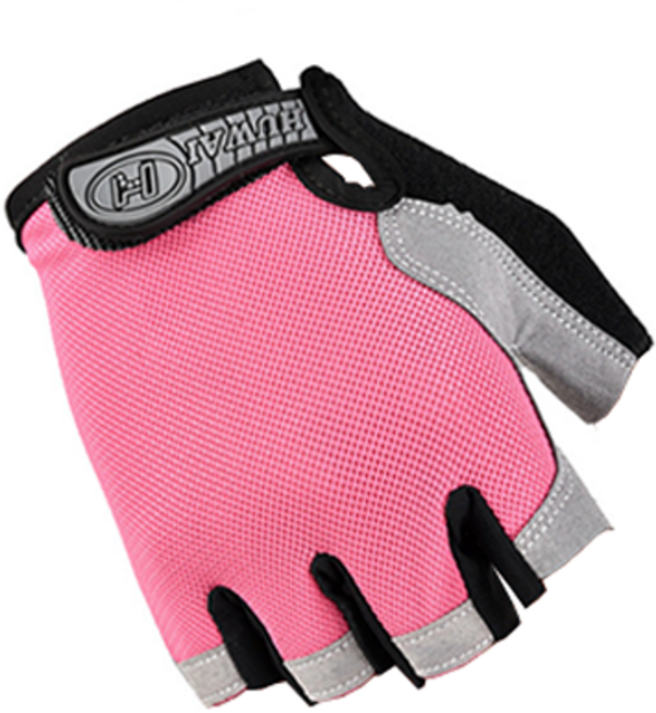 HuwaiH 스포츠 양손 세트 프리미어 헬스 장갑, 핑크, 1개