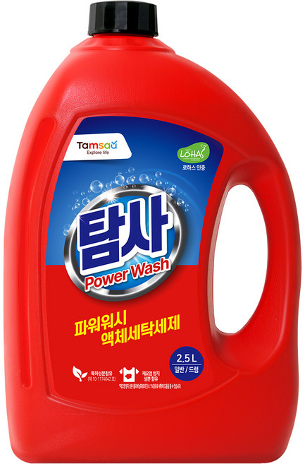탐사 파워워시 액체세제, 2.5L, 1개