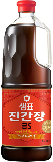 샘표 진간장 금S, 1.7L, 1개