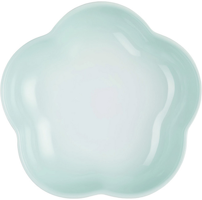 LE CREUSET 花型盤, 冰川綠, 1個