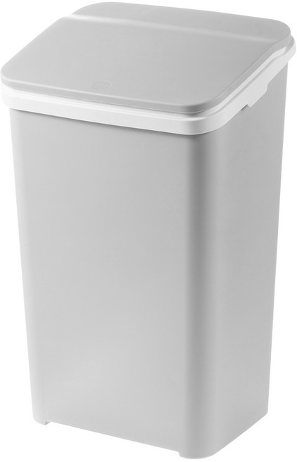 코멧 홈 심플 원터치 휴지통 20L, 그레이, 1개