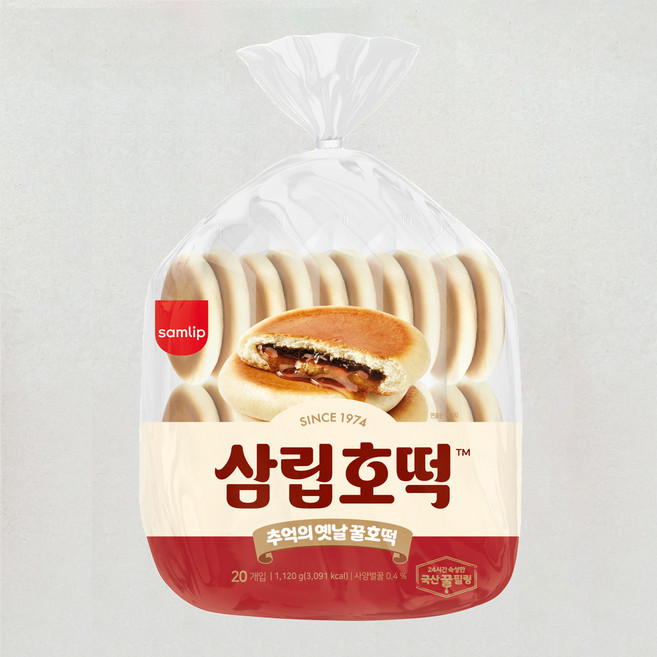 삼립 추억의 옛날 꿀호떡, 1.12kg, 1개입, 1개