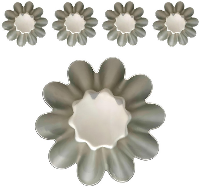 SaNNeNg 三能 小花蛋糕模 陽極 SN62265, 5個