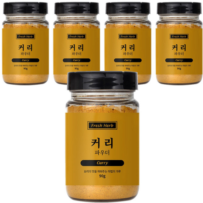 신선약초 커리파우더, 90g, 5개