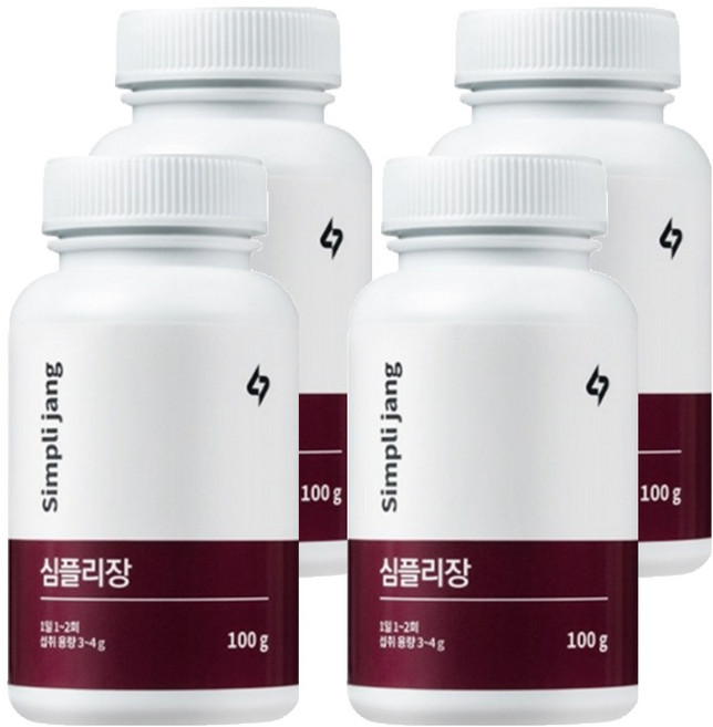 심플리케어 심플리장, 100g, 4개