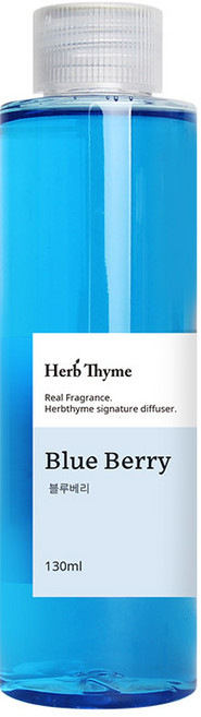 허브타임 리필 디퓨저, 블루베리, 130ml, 1개