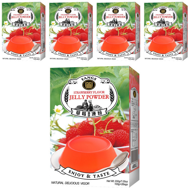 FANGS 方氏 草莓凍粉, 200g, 5入
