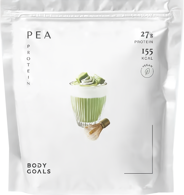 BODY GOALS 全素多效豌豆蛋白飲 PRO大包裝 靜岡抹茶, 1000g, 1包