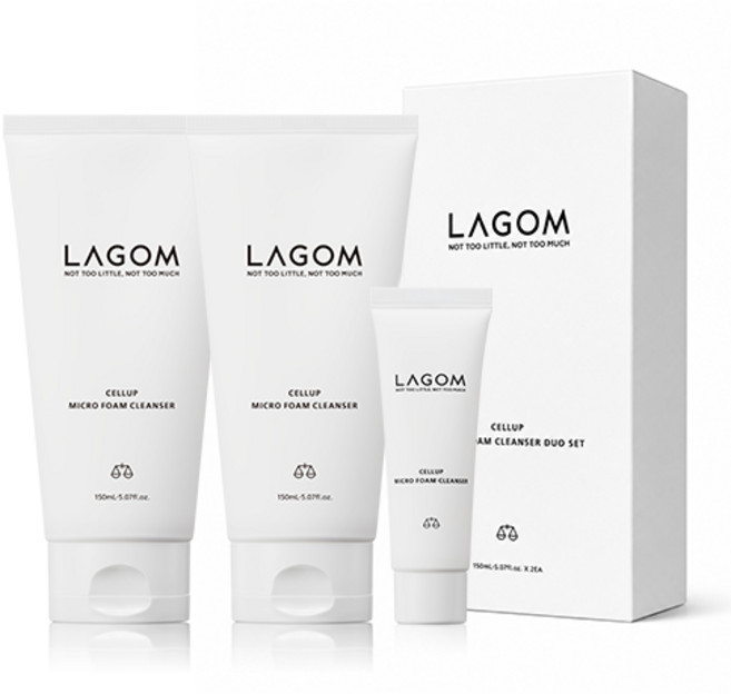 라곰 셀럽 마이크로 폼 클렌저 150ml 2p + 30ml, 1세트, 330ml