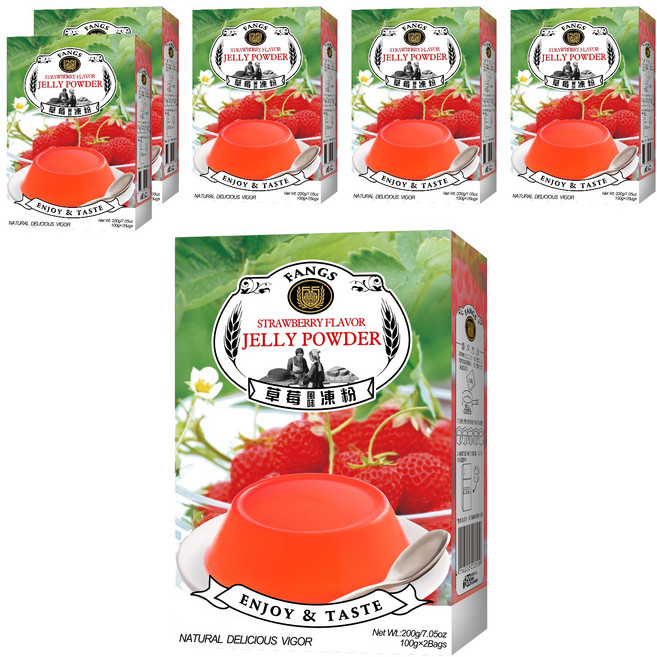 FANGS 方氏 草莓凍粉, 200g, 6入