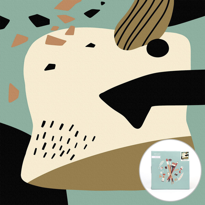 아트조이 물감 2배 DIY 명화그리기 30 x 30 cm, Universe 2, 1개