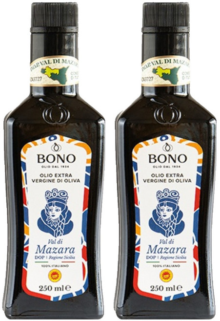 보놀리오 DOP 발 디 마자라 엑스트라버진 올리브오일, 2개, 250ml