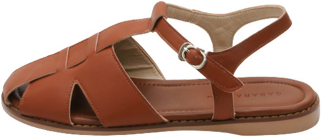 잠비 여성용 수제 키드 스트랩 샌들