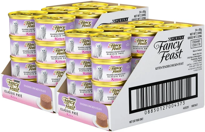팬시피스트 키튼 고양이 주식캔, 닭, 85g, 48개 - 쿠팡