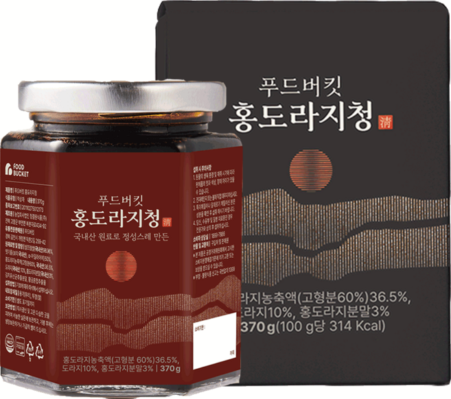 푸드버킷 홍도라지청, 1개, 370g, 1개입