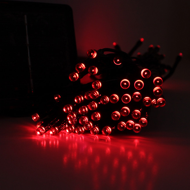NICE LED LED太陽能樹燈 100燈 9m 白色, 紅色, 1個