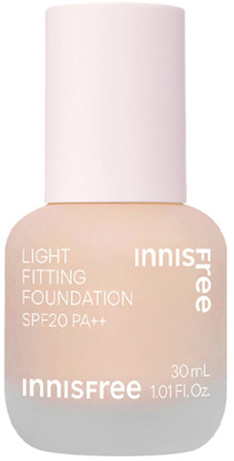[비건뷰티] 이니스프리 라이트 피팅 파운데이션 30ml, 1개, 21N바닐라
