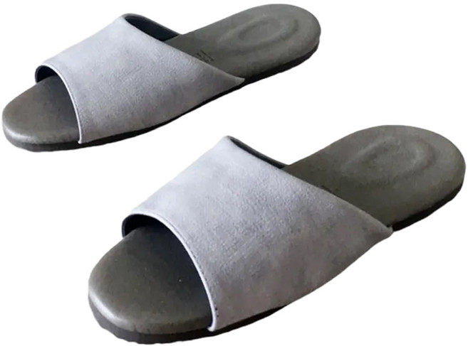 TAIWAN SLIPPER 台灣犀利趴 台灣製造 風格系列 渲色皮質室內拖鞋, 紫色, 1雙