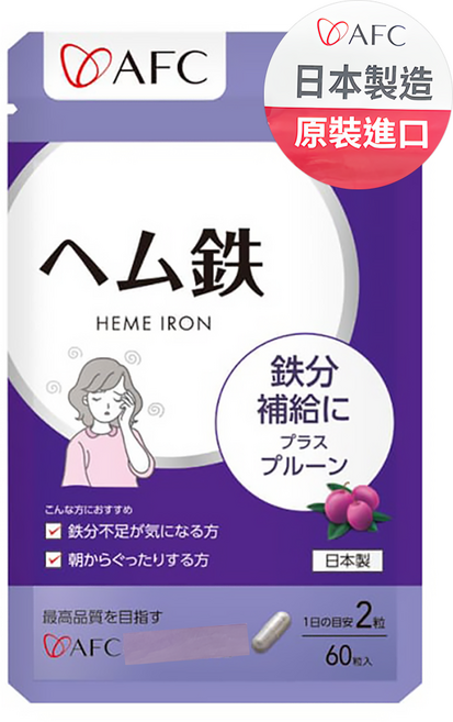 AFC 光采紅顏鐵+C錠, 1包, 60顆