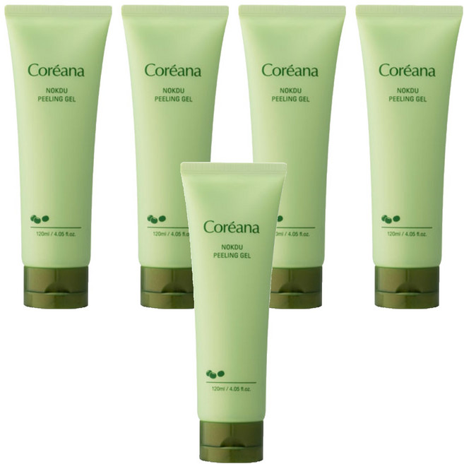 코리아나 녹두 필링 젤, 120ml, 5개