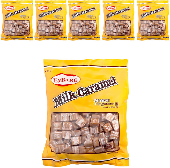 엠바레 밀크 카라멜, 720g, 6개