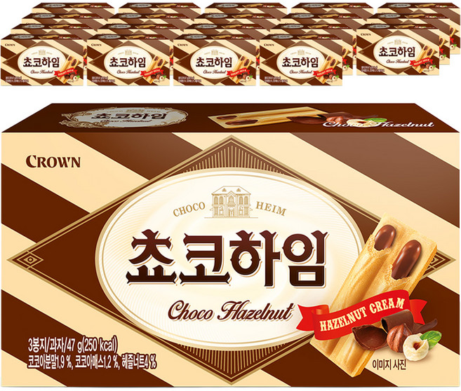 크라운 쵸코하임, 47g, 20개