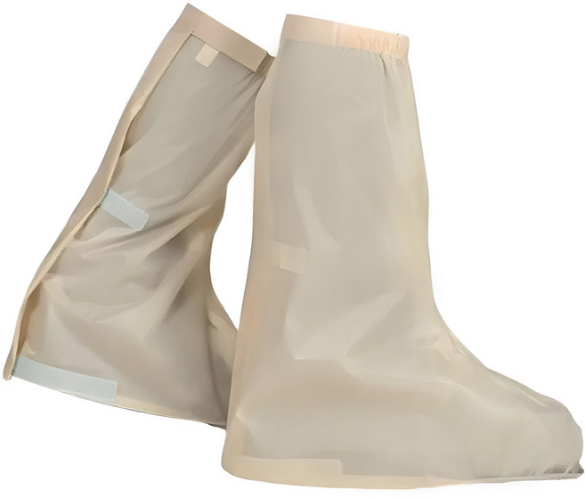 FAIRRAIN 飛銳 三度空間 速穿型高筒防雨鞋套, 奶茶杏