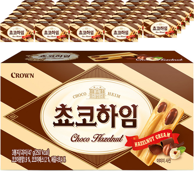 크라운 쵸코하임, 47g, 40개