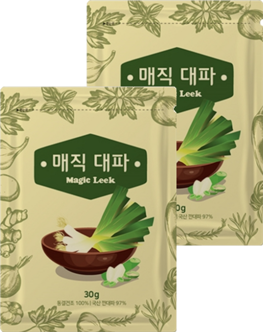 매직 대파, 30g, 2개