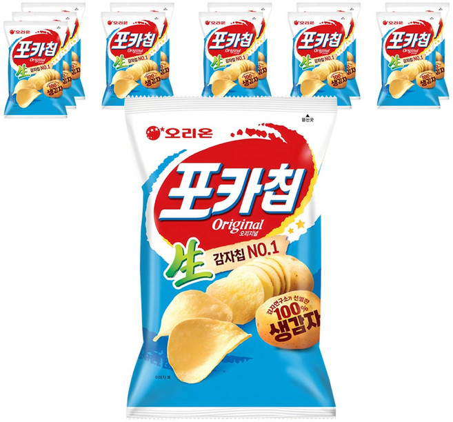 ORION 好麗友 波卡洋芋片 原味, 66g, 12包