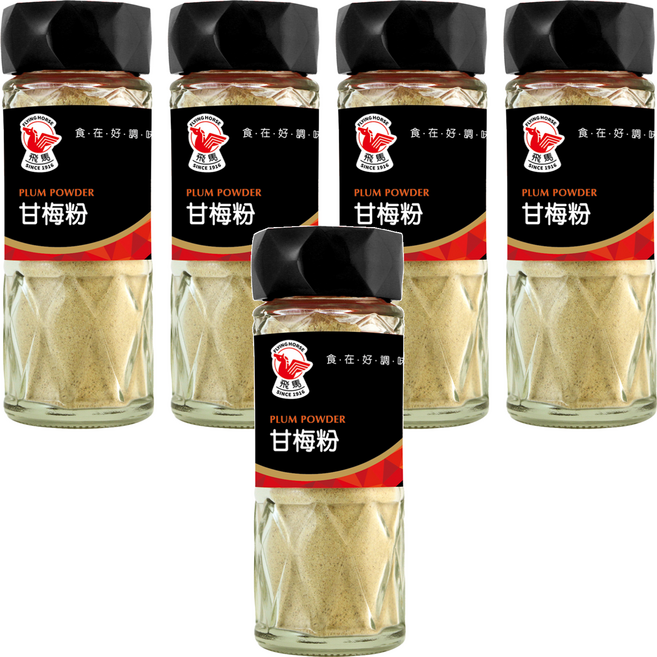 飛馬 甘梅粉, 60g, 5瓶