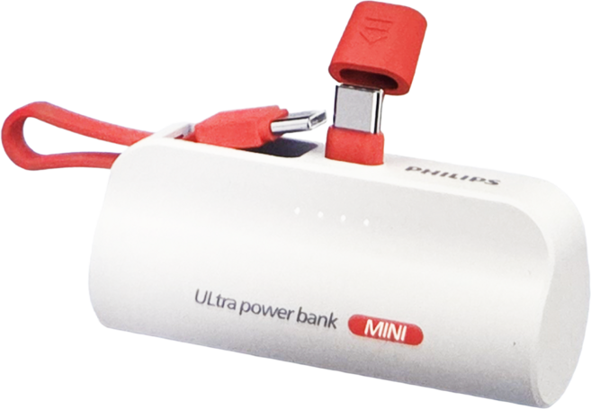 PHILIPS 飛利浦 行動電源 Type-C, DLP2550CW/96, 白色