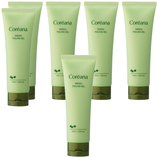코리아나 녹두 필링 젤, 120ml, 6개