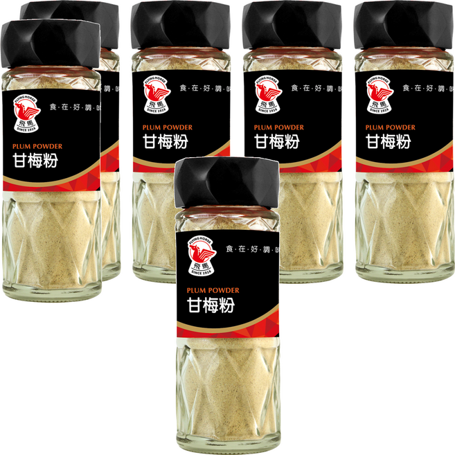 飛馬 甘梅粉, 60g, 6瓶