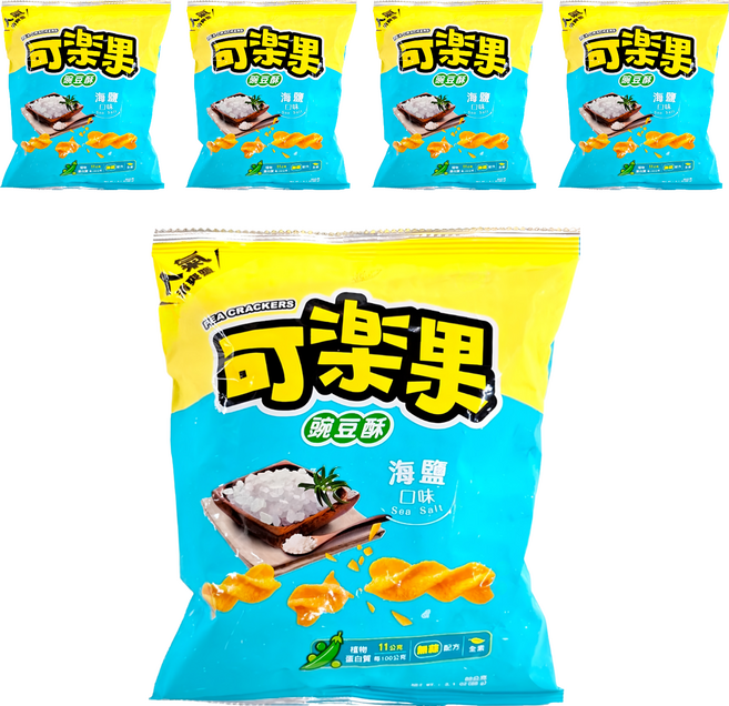 可樂果 海鹽口味, 88g, 5包