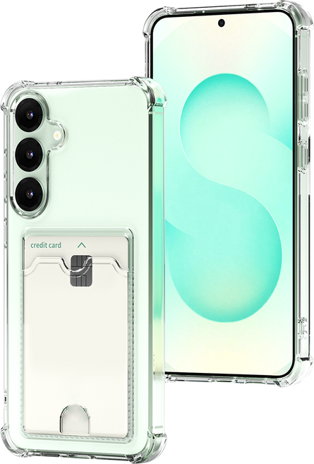 요거 클리어 카드 수납 젤리 휴대폰 케이스