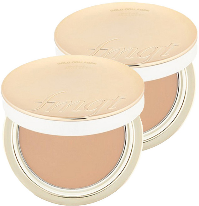 THE FACE SHOP 菲詩小舖 FMGT黃金膠原蛋白安瓶粉餅, 203 Natural Beige, 2個