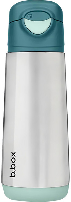 b.box 不鏽鋼直飲保冷杯, 翡翠綠, 500ml, 1個