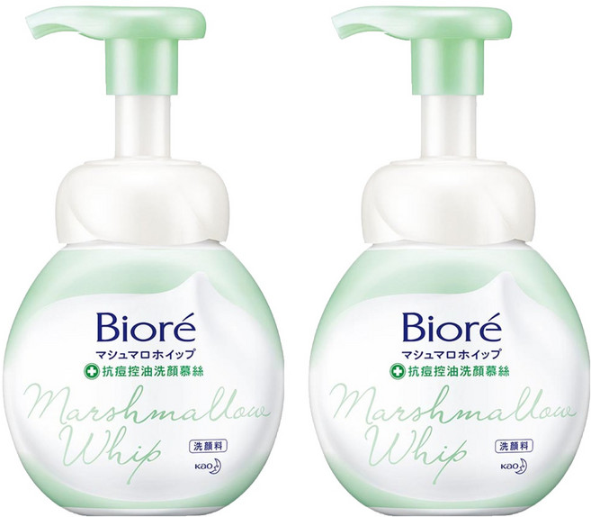 Biore 蜜妮 台灣公司貨 洗顏慕絲 抗痘控油, 160ml, 2件