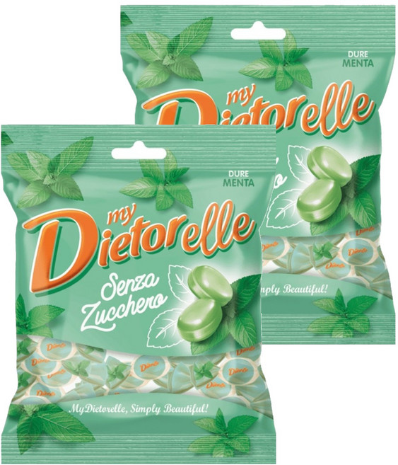 스페라리 디에토렐레 무설탕 캔디 민트, 70g, 2개