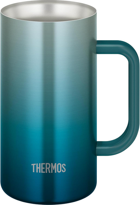 THERMOS 膳魔師 不銹鋼冰沁馬克杯 720ml, 藍綠色, 1個
