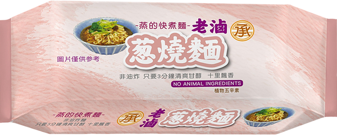 承昌食品 紅蔥肉燥全麥快煮拉麵, 400g, 1包