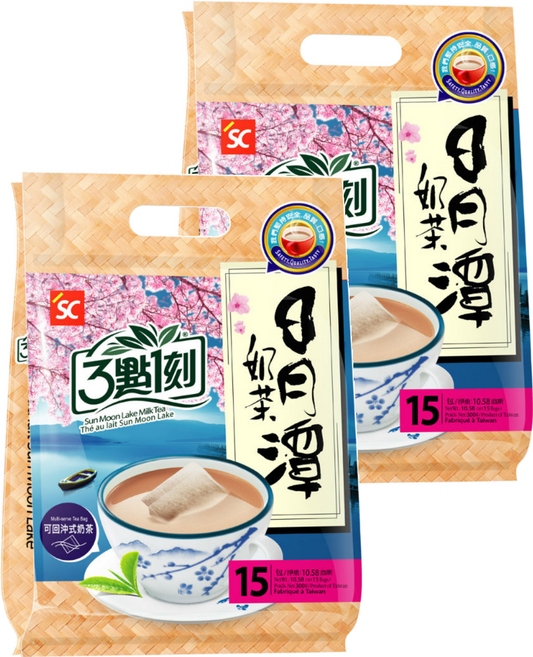 3點1刻 日月潭奶茶, 20g, 15包, 2袋