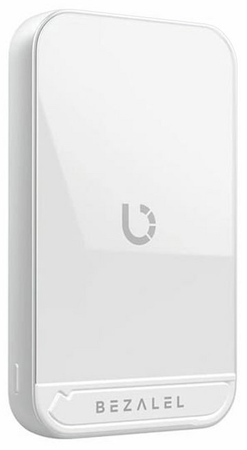 BEZALEL 倍加能 Prelude X Magsafe 無線磁吸行動電源 雙面充電 Apple官方 MagSafe尺寸 多向支架, BZ1PX20, 白色