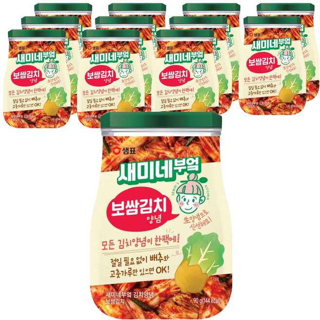 새미네부엌 보쌈김치 양념, 90g, 12개