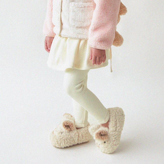 월튼키즈 여아용 위클리 융 기모 치렝스