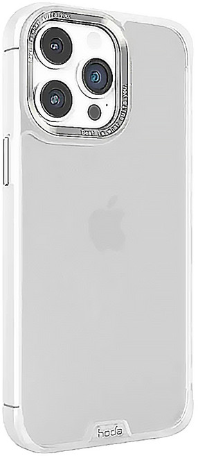 HODA 好貼 柔石 手機 保護殼 防摔殼 iPhone 15 Pro MAX 軍規防摔 SGS認證 霧透背板 鋁合金按鍵 星光白